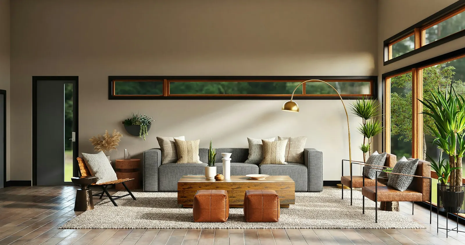 Salón reformado en una vivienda de San Pedro Alcántara